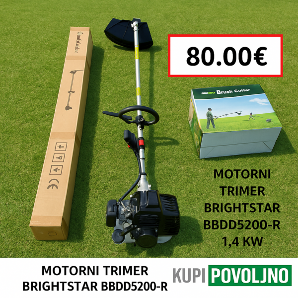 TRIMER MOTORNI BRIGHTSTAR BBDD5200-R, 1,4 KW