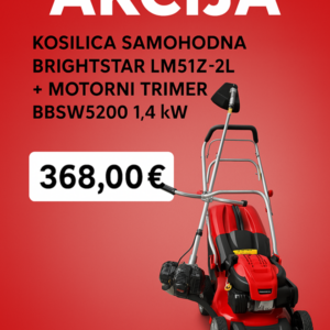 KOSILICA SAMOHODNA BRIGHTSTAR LM51Z-2L +MOTORNI TRIMER BBSW5200 1,4kW0